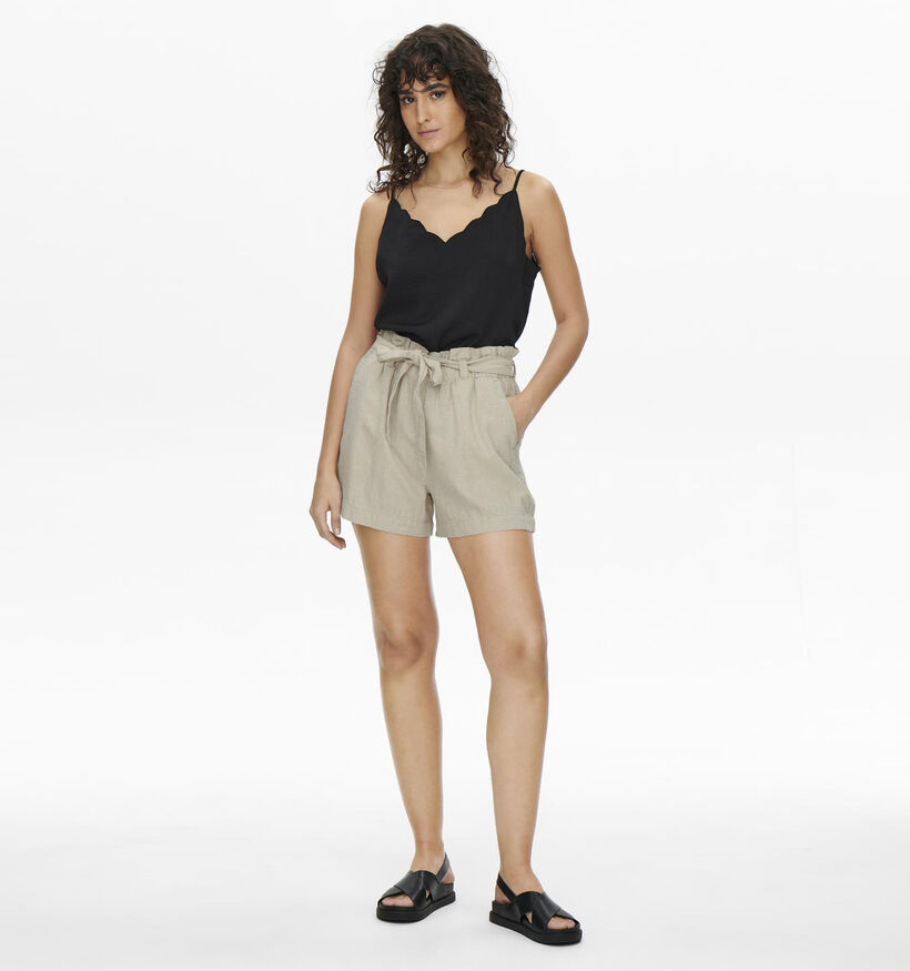 JDY Say Short en Lin Beige pour femmes (351346)