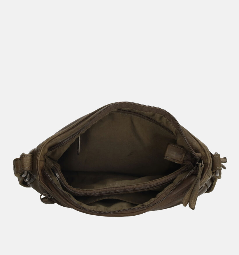 Hide & Stitches Groene Crossbody tas voor dames (358987)