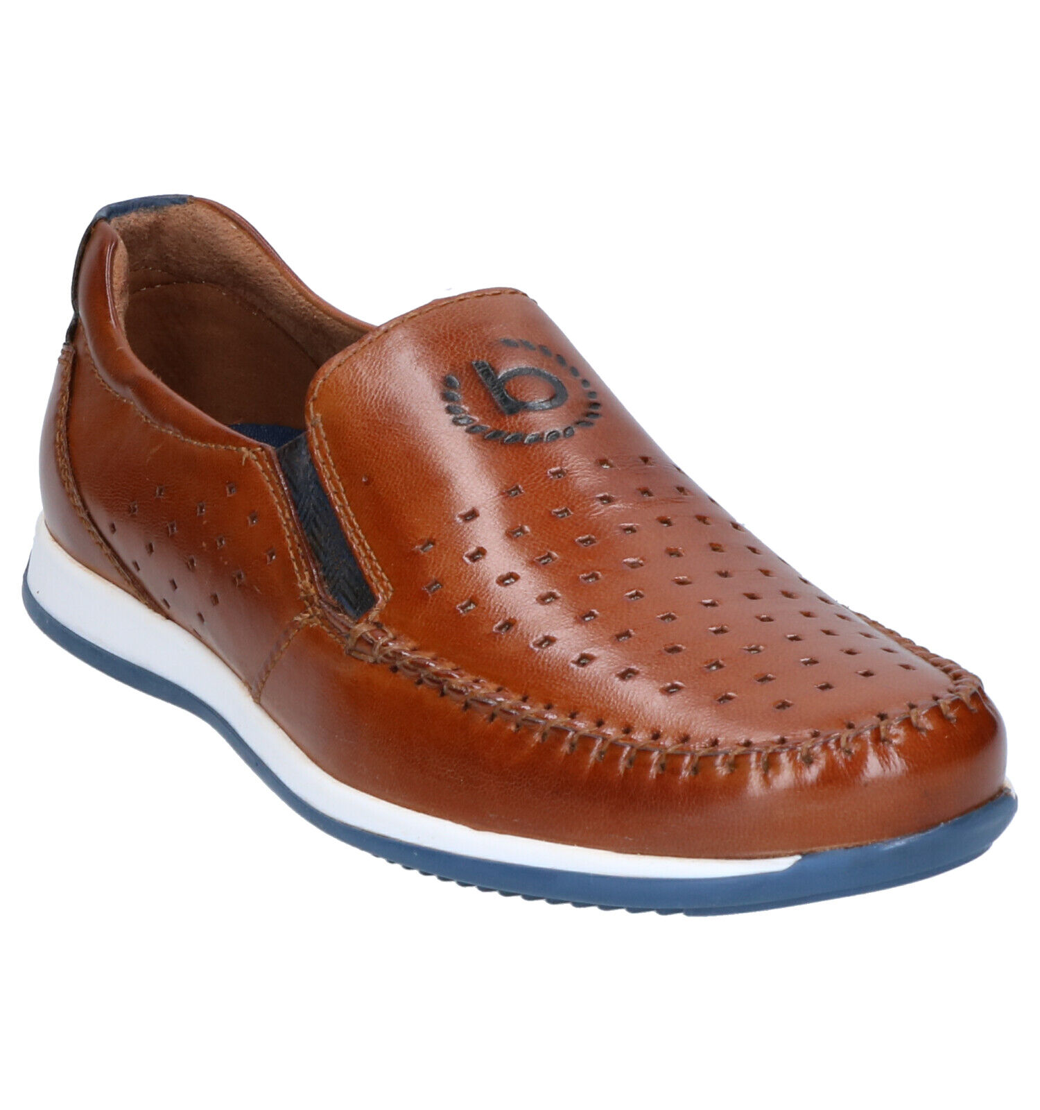 Bugatti Cognac Instappers Heren Lage schoenen Online op TORFS.BE