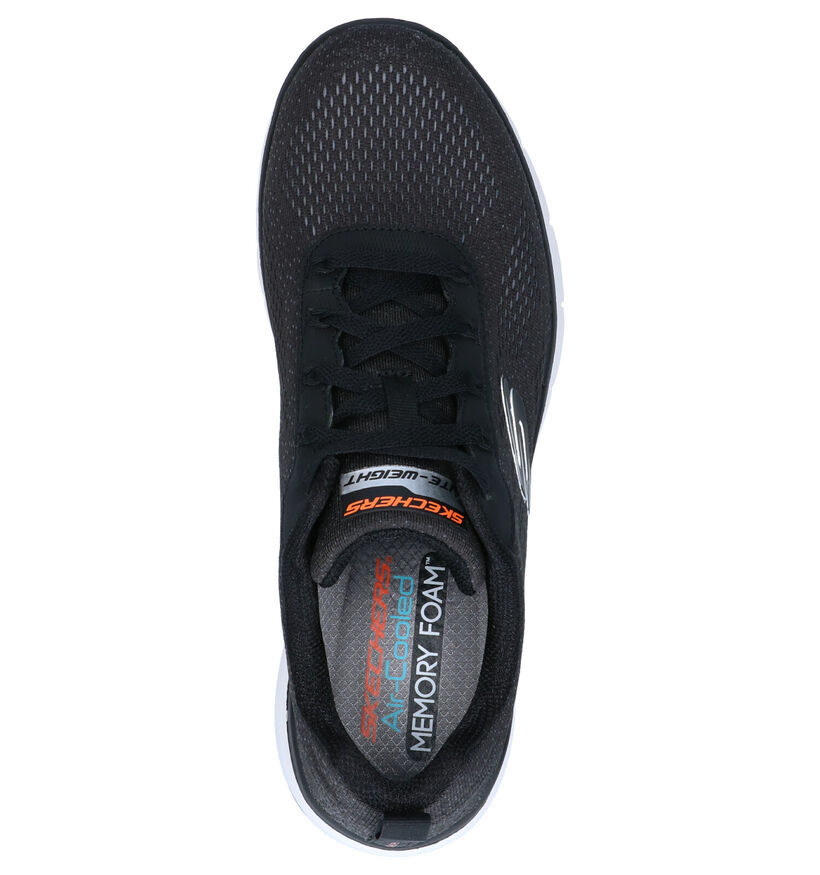 Skechers Flex Advantage Zwarte Sneakers in stof (287107)