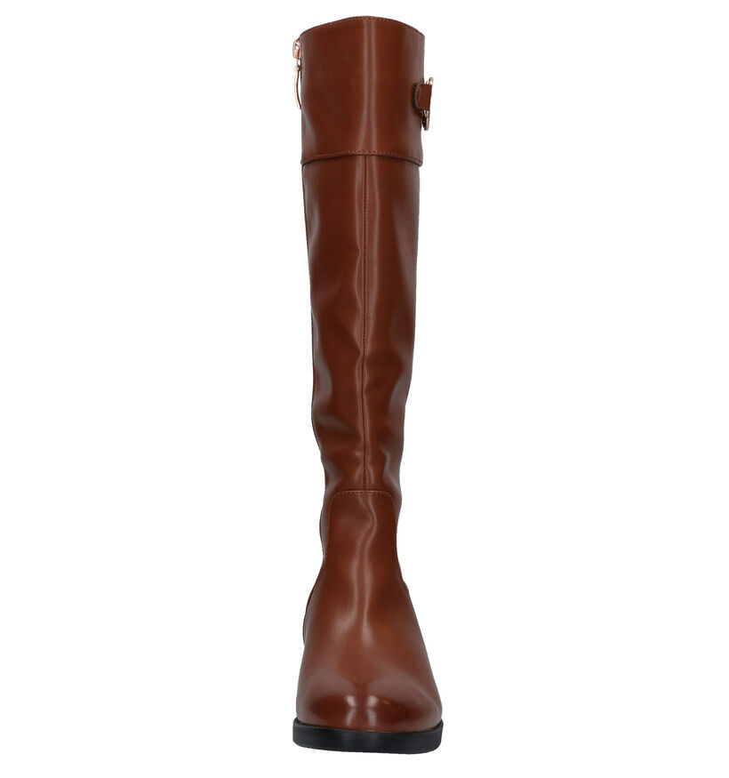 Esprit Jennifer Bottes Longue en Cognac en simili cuir (279818)