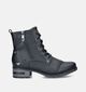 Mustang Boots à lacets en Noir pour femmes (345412)