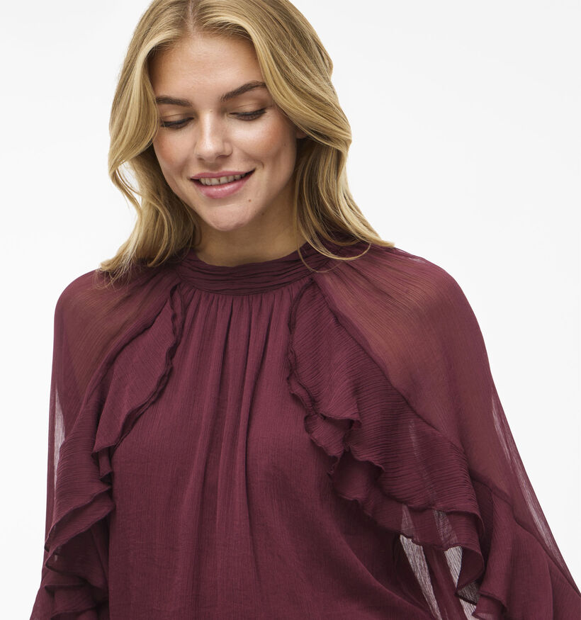 Vila Binna Bordeaux Blouse voor dames (365580)