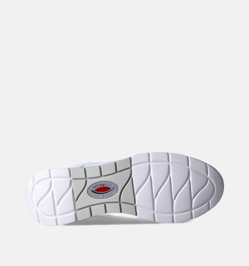 Gabor Rollingsoft Chaussures à lacets en Blanc pour femmes (352065) - pour semelles orthopédiques