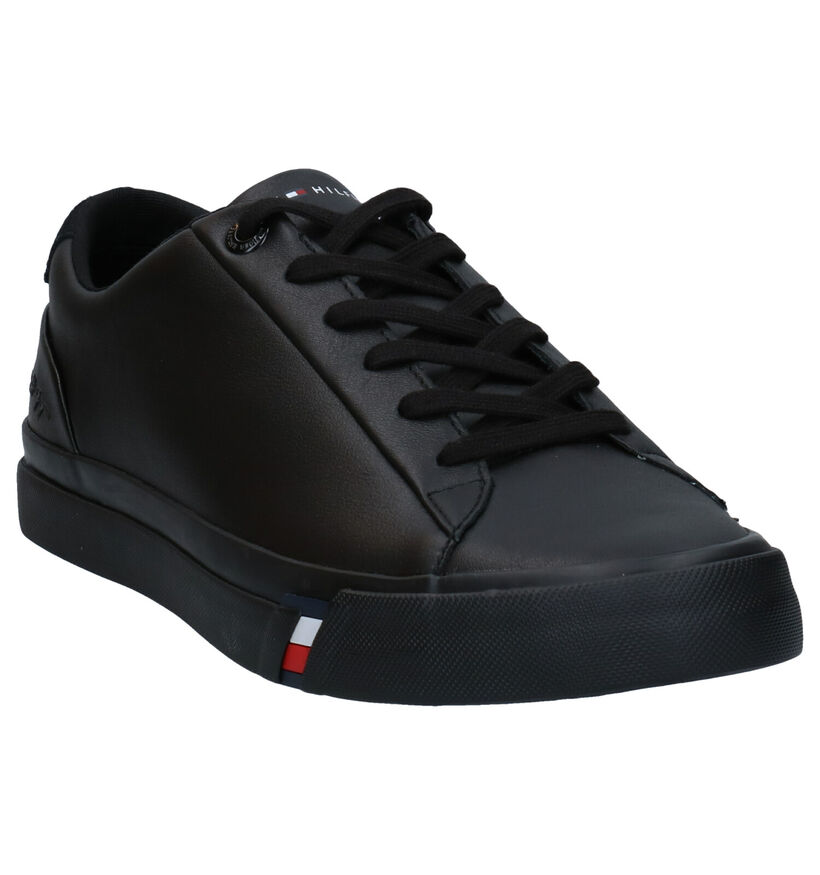 Tommy Hilfiger Corporate Blauwe Veterschoenen in kunstleer (279961)