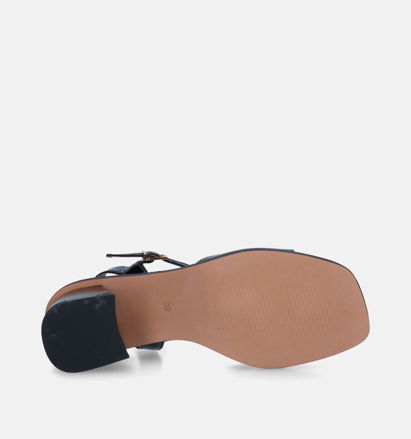 Signatur Zwarte Sandalen Met Blokhak voor dames (337892)