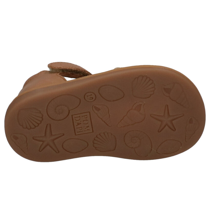 Pom d'Api Poppy Tao Easy Sandales en Cognac pour filles (322881)