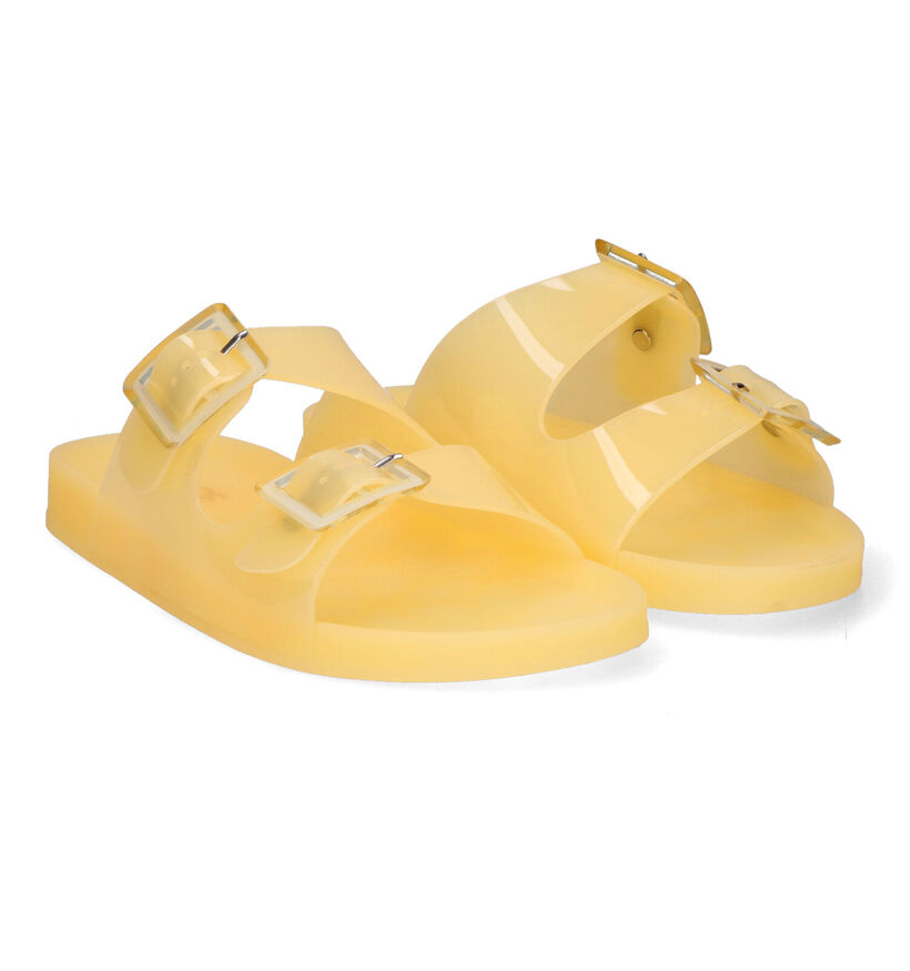 Colors of California Claquettes en Jaune pour femmes (307074)