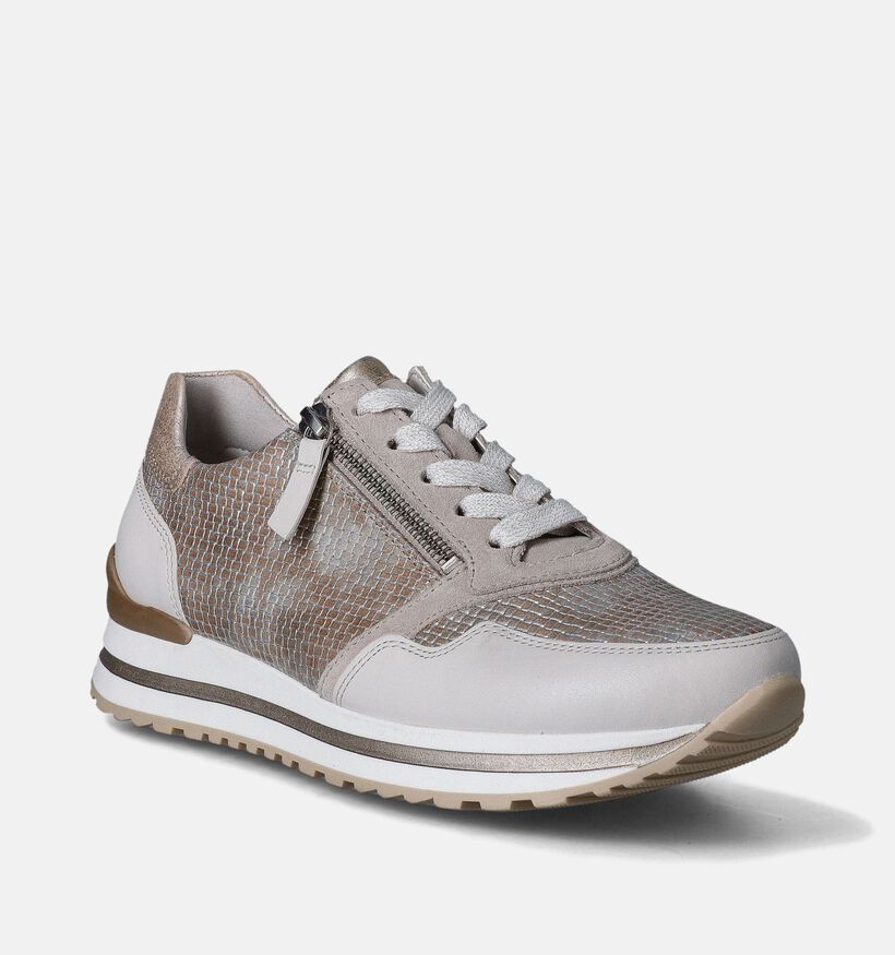 Gabor OptiFit Beige Sneakers voor dames (352047) - geschikt voor steunzolen