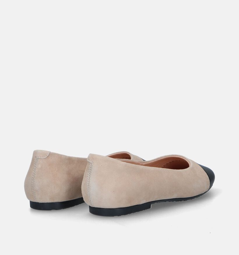 Poelman Ballerines en Beige clair pour femmes (335811)