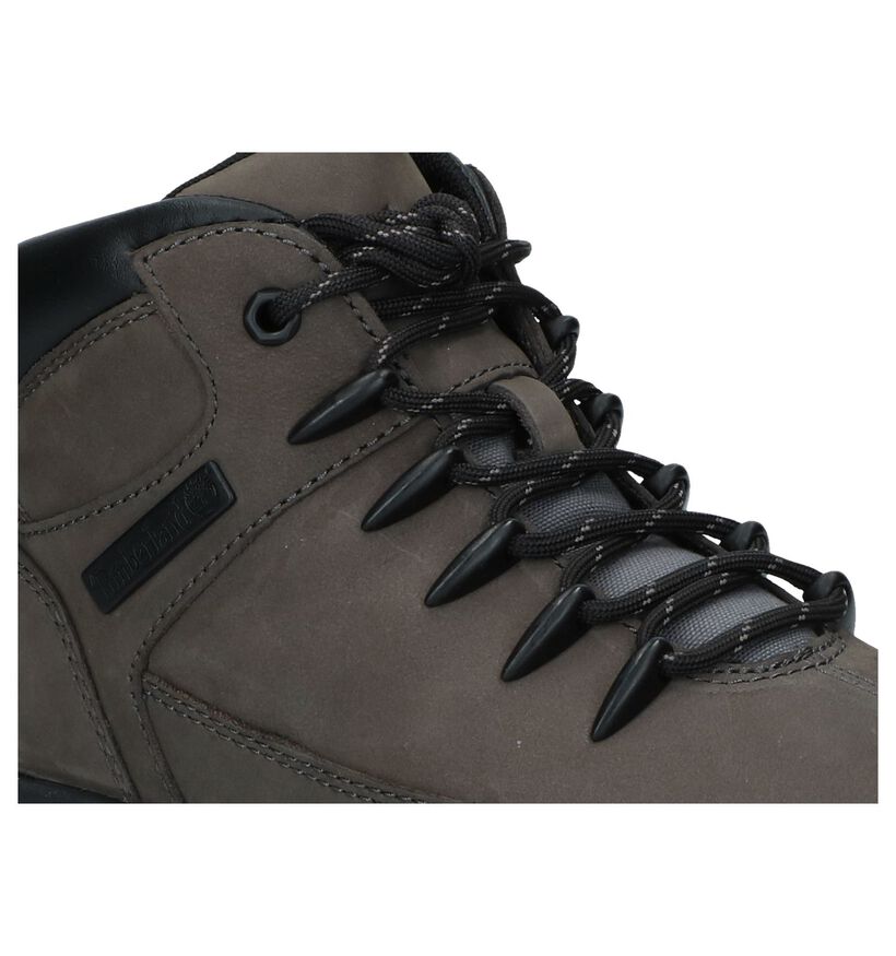 Cupsole Chaussures hautes en Noir en nubuck (232308)
