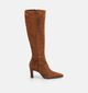 Laurent David Bottes hautes en Marron pour femmes (381277)