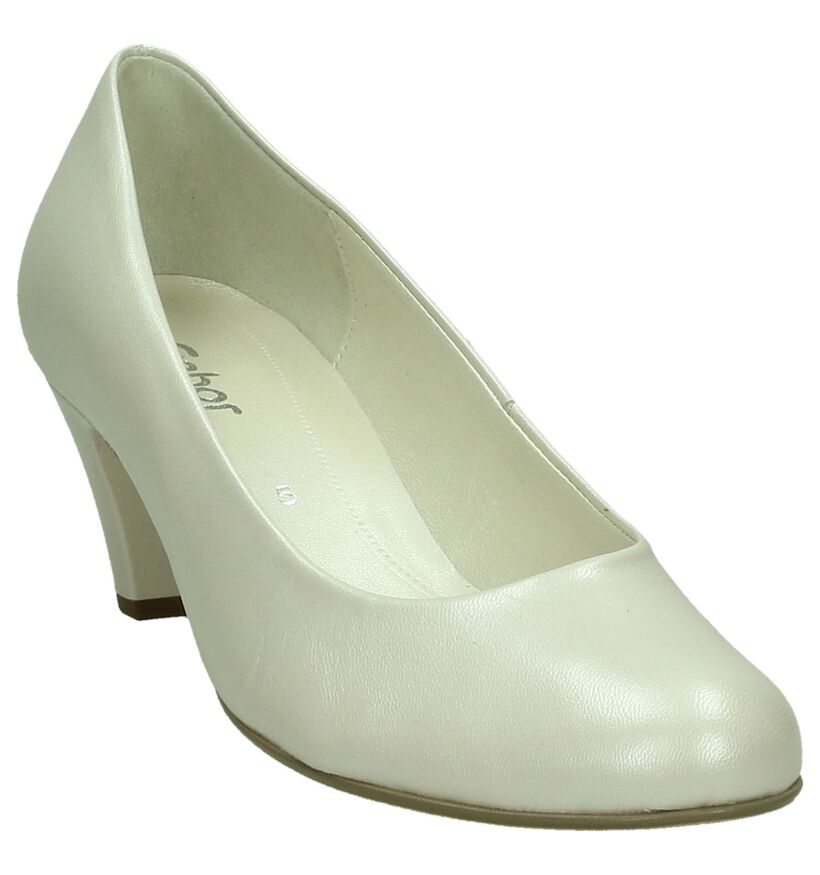 Witte Parelmoer Bruidsschoen Gabor voor dames (209040)