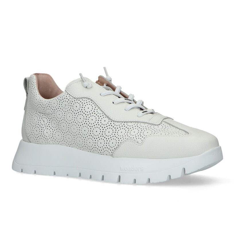 Wonders Chaussures à lacets en Blanc pour femmes (324726) - pour semelles orthopédiques