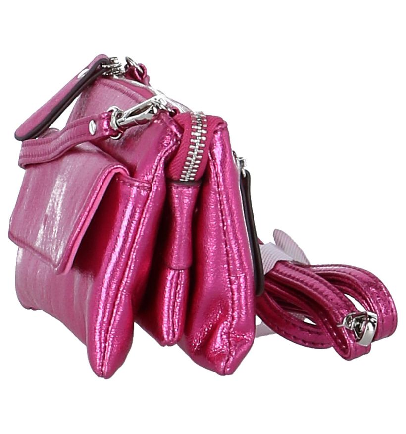 Emmy Wieleman Rimini Roze Crossbody Tas in kunstleer (215311)