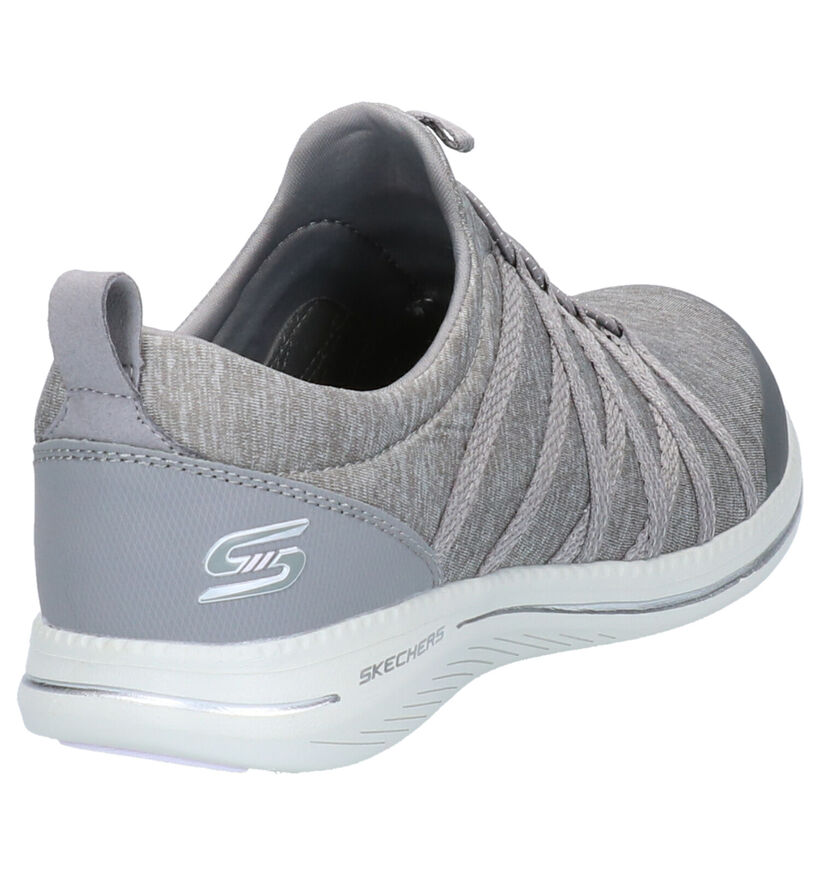 Skechers Memory Foam Chaussures de sport en Gris en textile (264494)