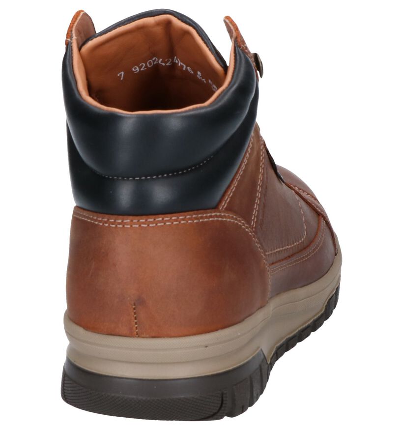 Mephisto Pitt Grizzly Cognac Boots in leer (260520)