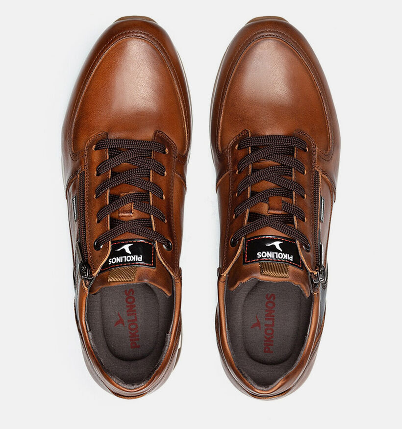 Pikolinos Cambil Chaussures plates en Cognac pour hommes (379270) - pour semelles orthop&eacute;diques