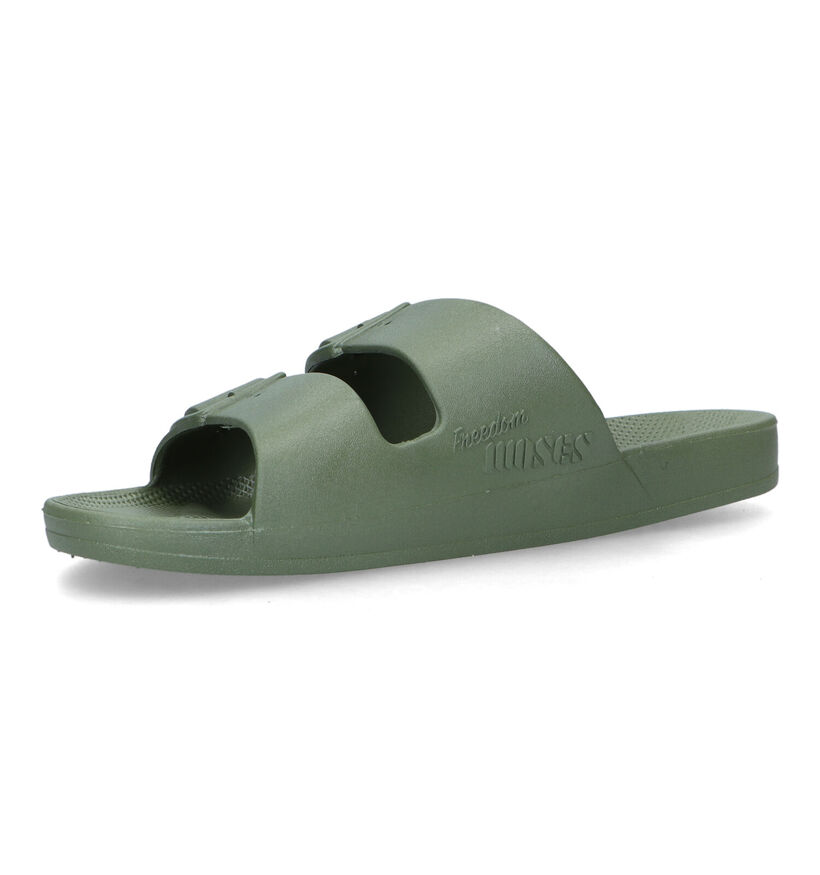 Freedom Moses Basic Kaki Slippers voor dames (340276)