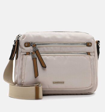 Emily & Noah Crossbody tassen Zwart/Beige