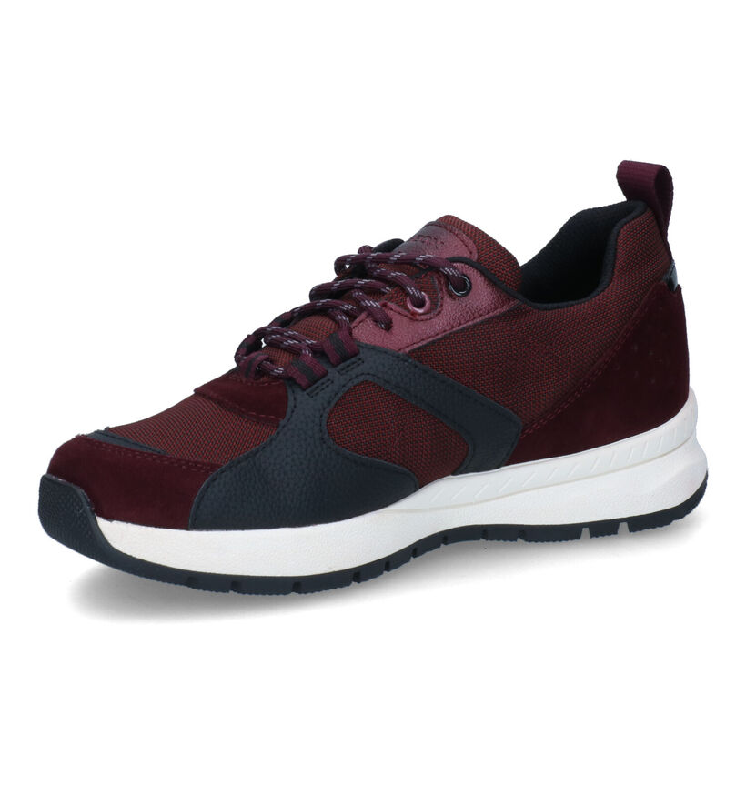 Geox Braies Rode Sneakers voor dames (316114) - geschikt voor steunzolen