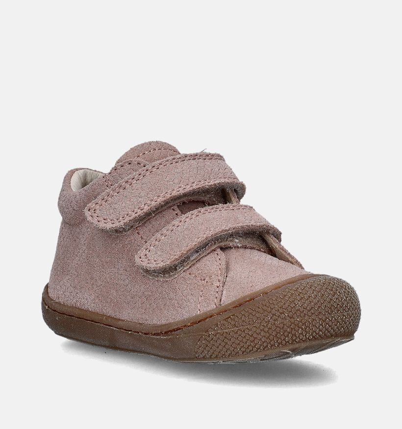 Naturino Cocoon VL Lizard Chaussures pour bébé en Rose pour filles (359358) - pour semelles orthopédiques