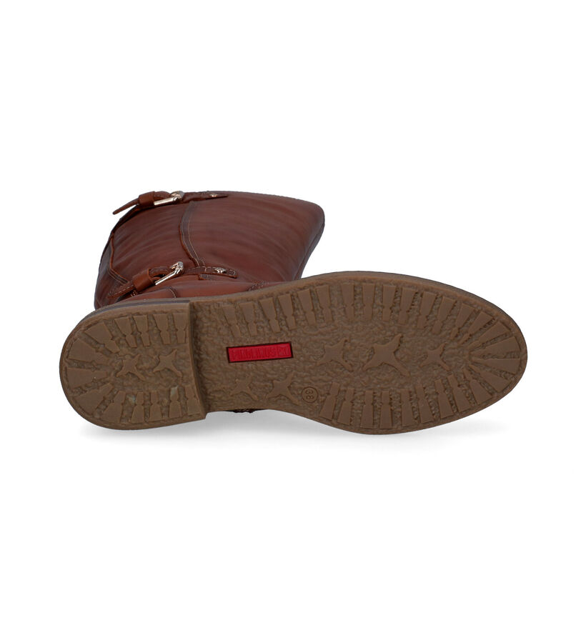 Pikolinos Aldaya Bottes en Cognac en cuir (298093)