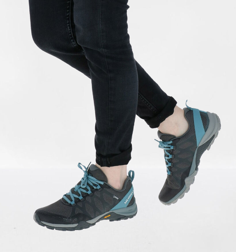 Merrell Siren 3 GTX Chaussures de Randonneé en Noir pour femmes (310223) - pour semelles orthopédiques
