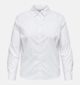 ONLY Carmakoma Stretchy Chemise en Blanc pour femmes (350005)