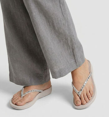 FitFlop Slippers Wit/Roze