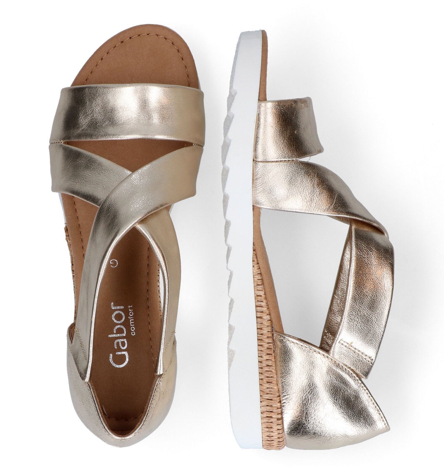 Gabor Gouden Sandalen Dames Sandalen Online op TORFS.BE