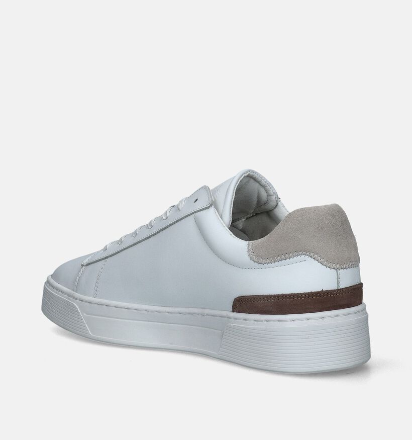 Cycleur de Luxe Baskets basses en Blanc pour hommes (355216) - pour semelles orthopédiques