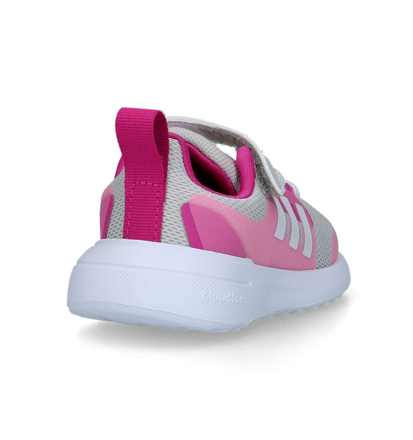 adidas Fortarun EL Baskets en Rose pour filles (325157) - pour semelles orthopédiques