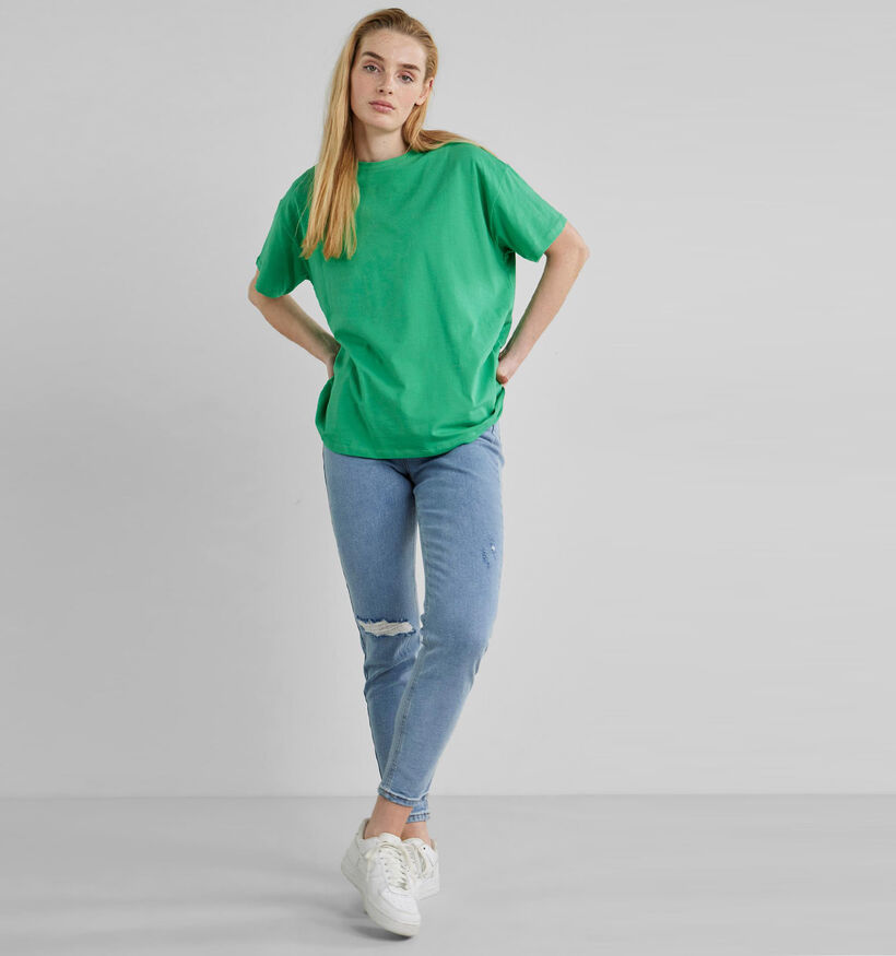 Pieces Mariski Oranje T-shirt voor dames (317817)