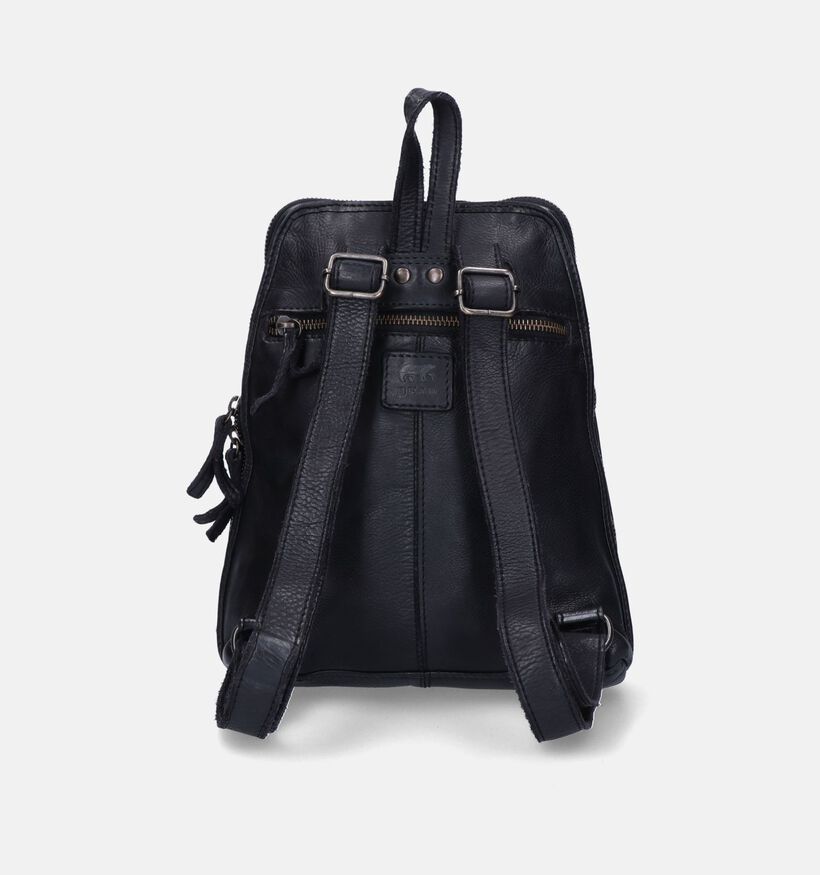 Bear Design Sac à dos en noir pour femmes (350800)