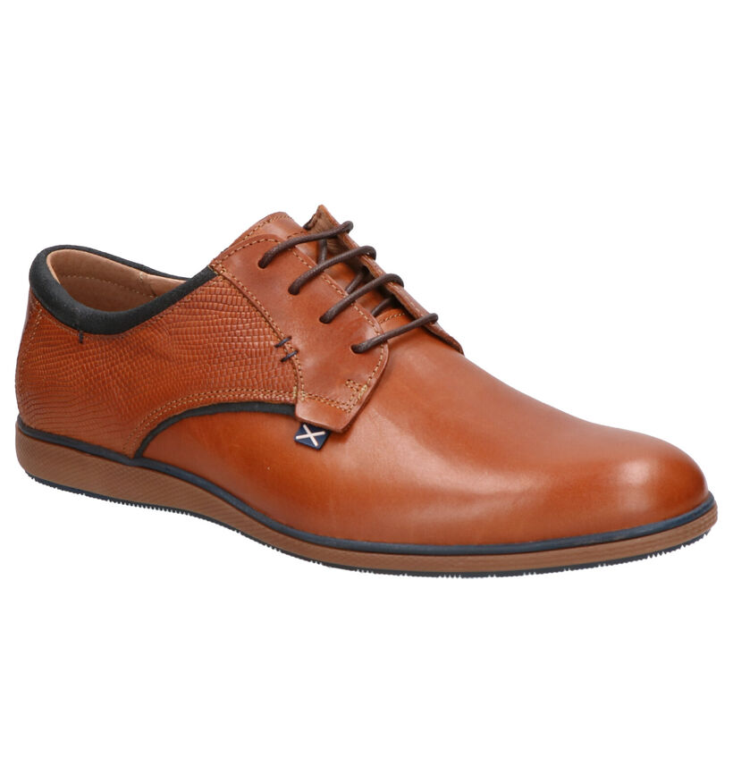 Scapa Sports Cognac Geklede Veterschoenen in leer (262569)