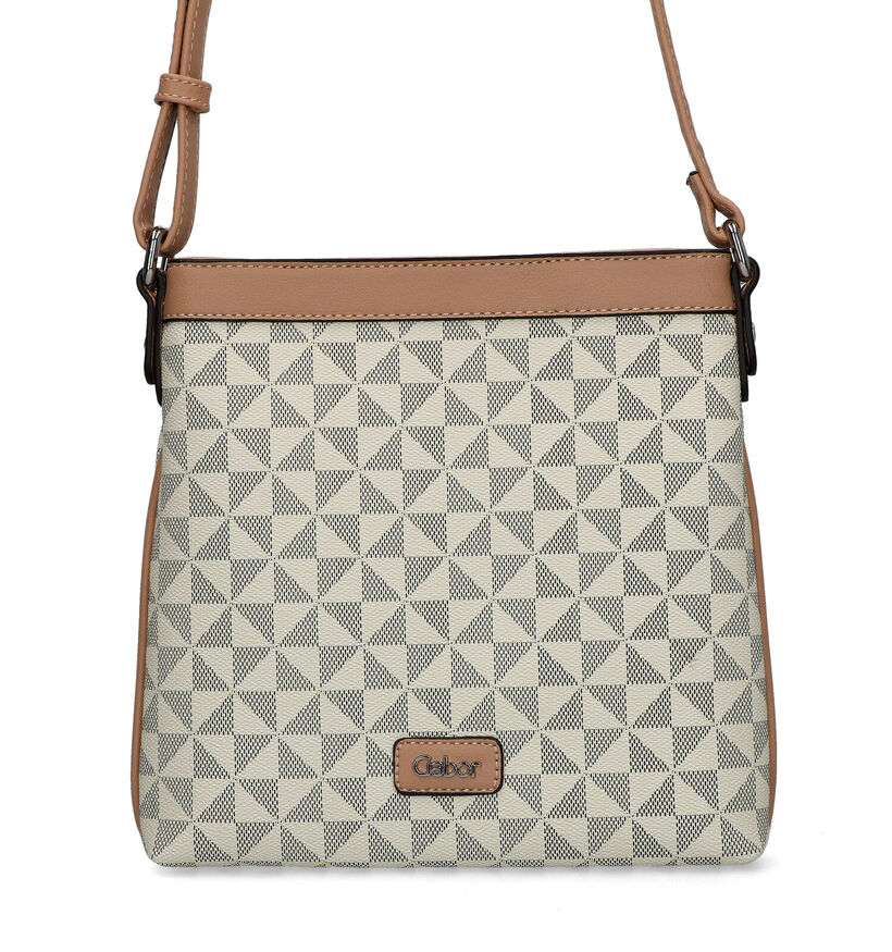 Gabor Barina Beige Crossbody Tas in kunstleer (324661)