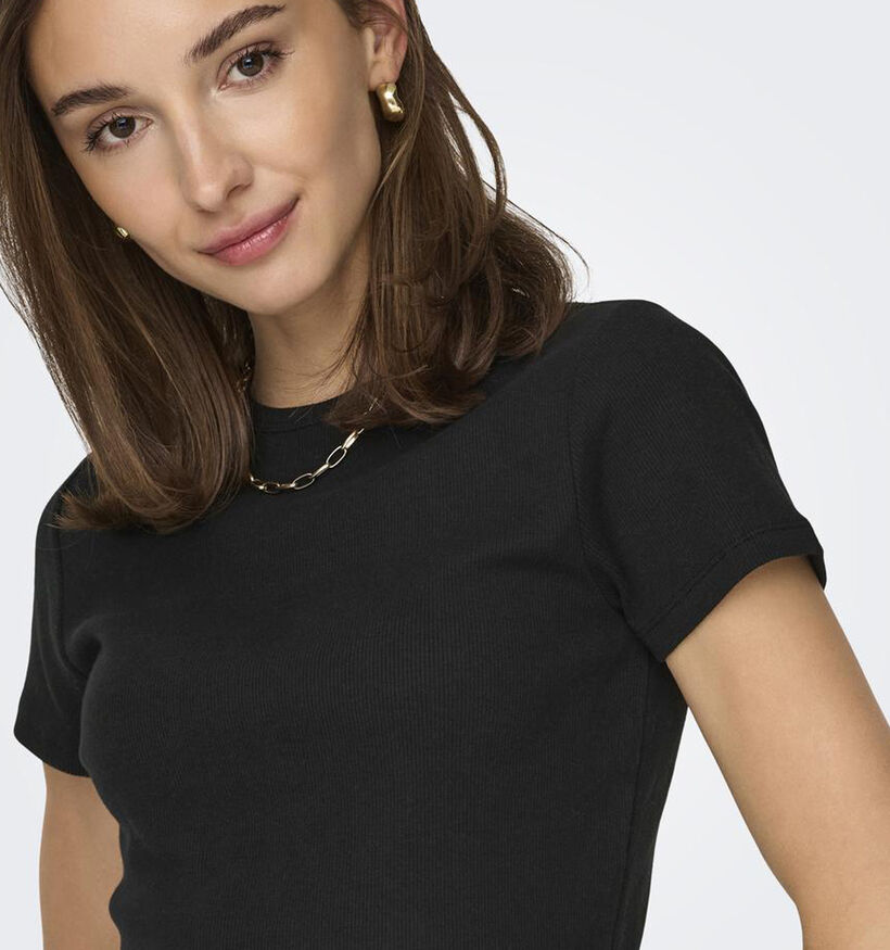 JDY Solar Zwart T-shirt voor dames (351363)