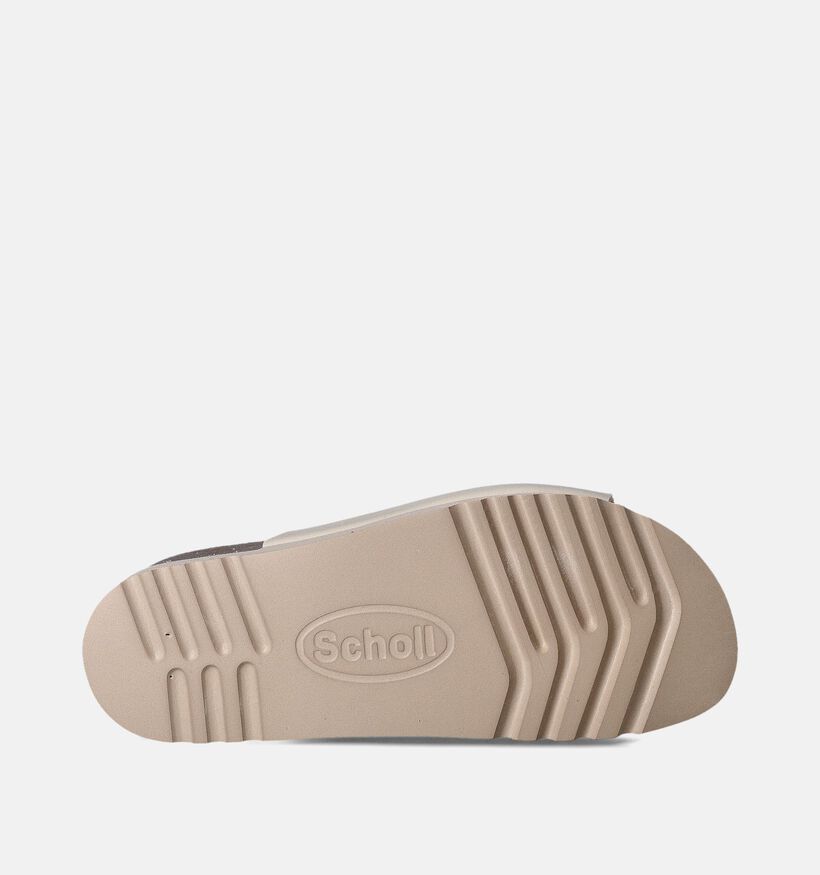 Scholl Monterey 2 Straps Ecru Slippers voor dames (357575)