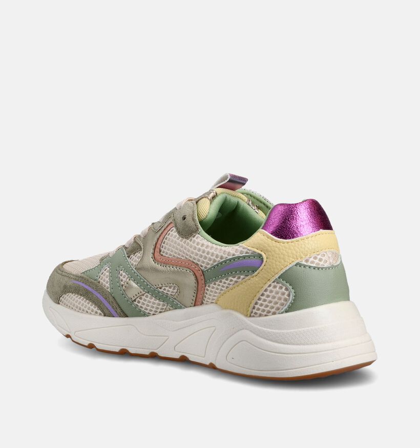 Posh by Poelman Groene Veterschoenen voor dames (368756) - geschikt voor steunzolen