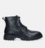 Vagabond Johnny Bottines avec lacets en Noir en cuir (332179)