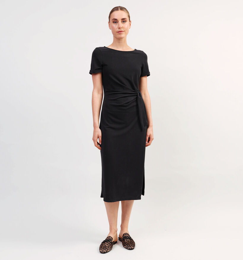 Expresso Dress knot Robe en Noir pour femmes (356917)