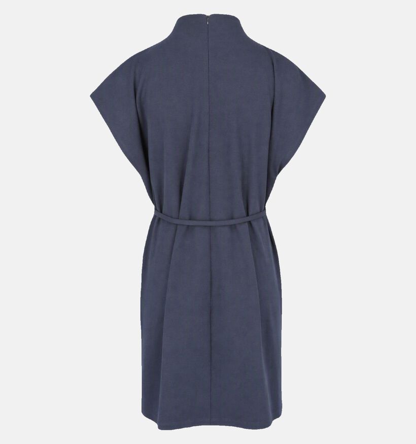 Vila Merlano Robe mi-longue en Bleu fonc&eacute; pour femmes (382060)