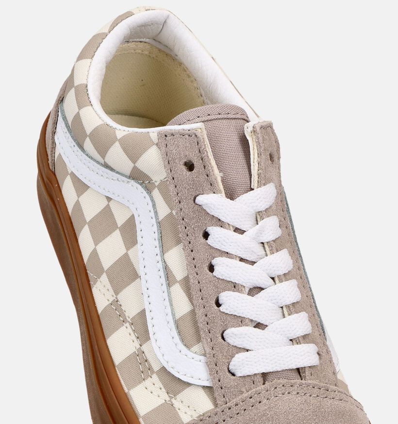 Vans Old Skool Bruine Sneakers voor jongens, meisjes (368995)