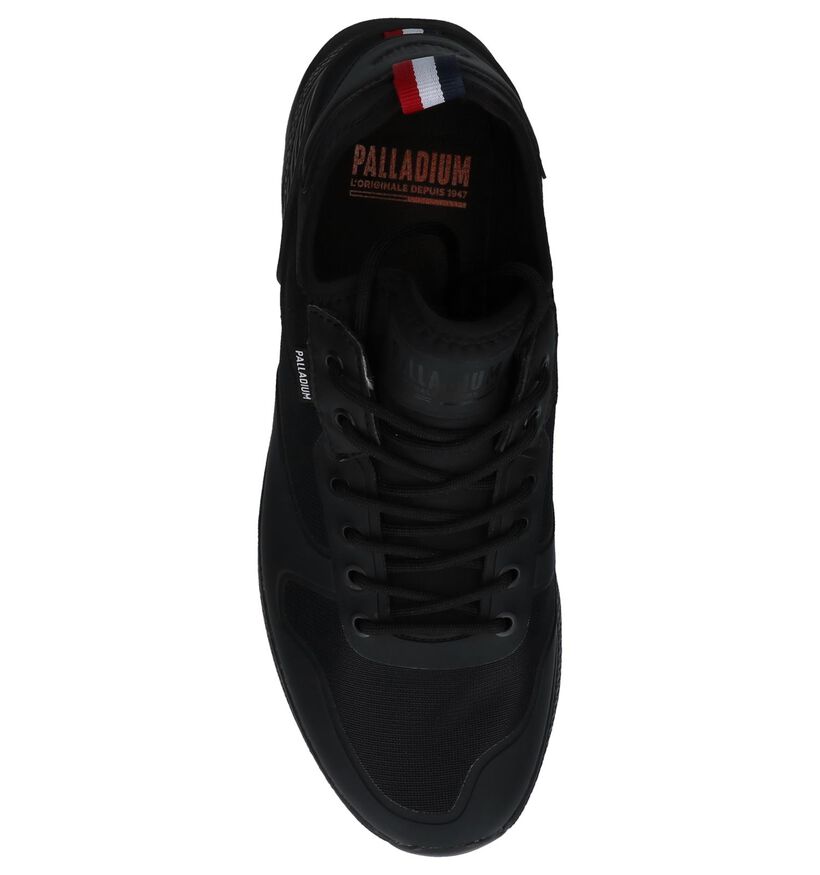 Zwarte Palladium Lage Sneakers in stof (225425)