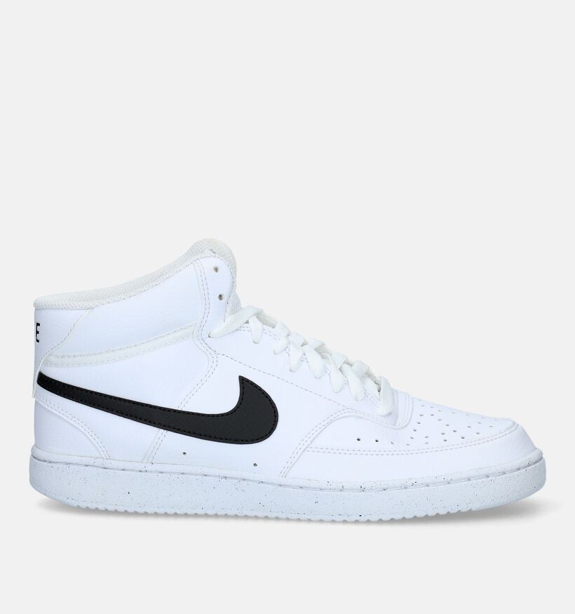 Nike Court Vision Mid Next Nature Baskets en Blanc pour hommes (332322)