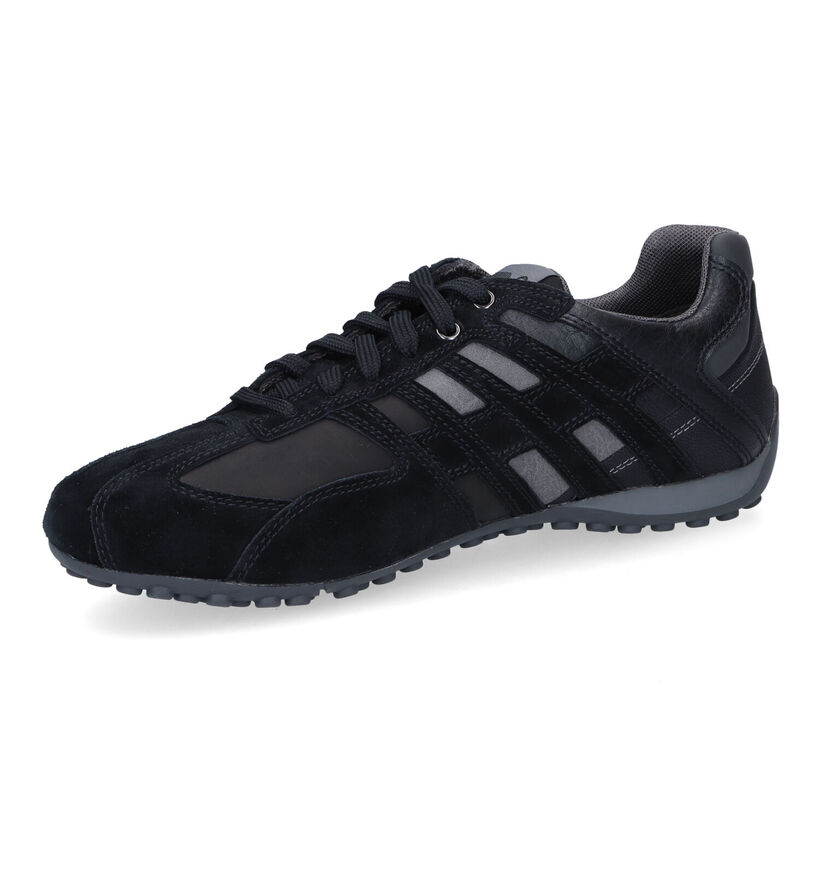 Geox Snake Blauwe Veterschoenen voor heren (315805) - geschikt voor steunzolen
