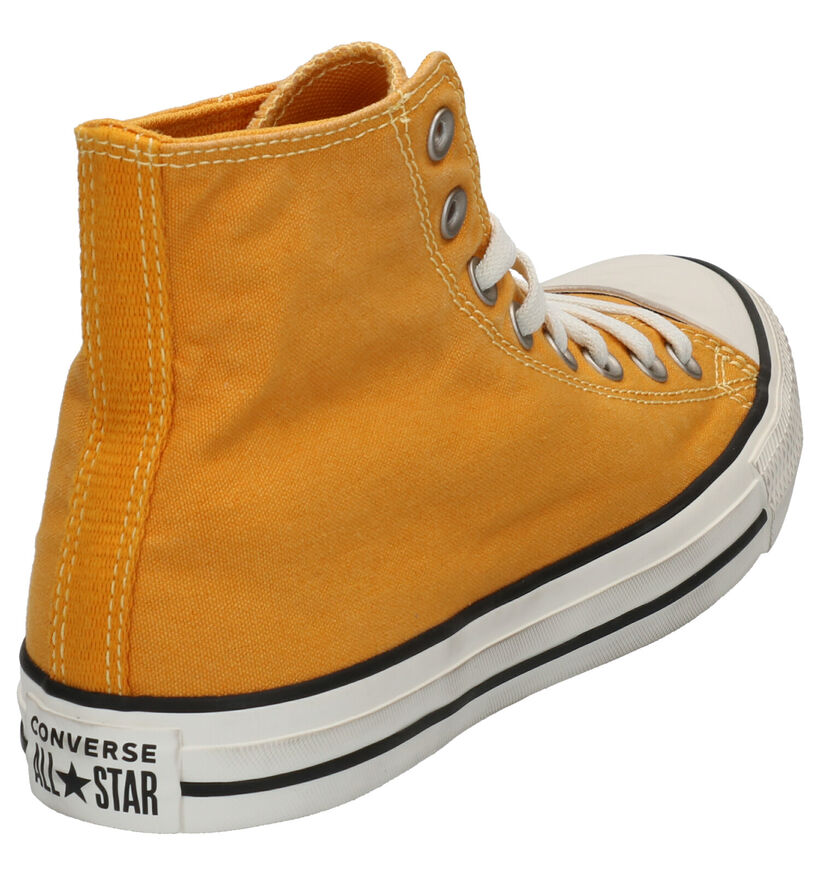 Converse Chuck Taylor All Star Hi Baskets en Noir pour femmes, hommes (361446)