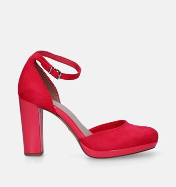 Pumps met bandje roze