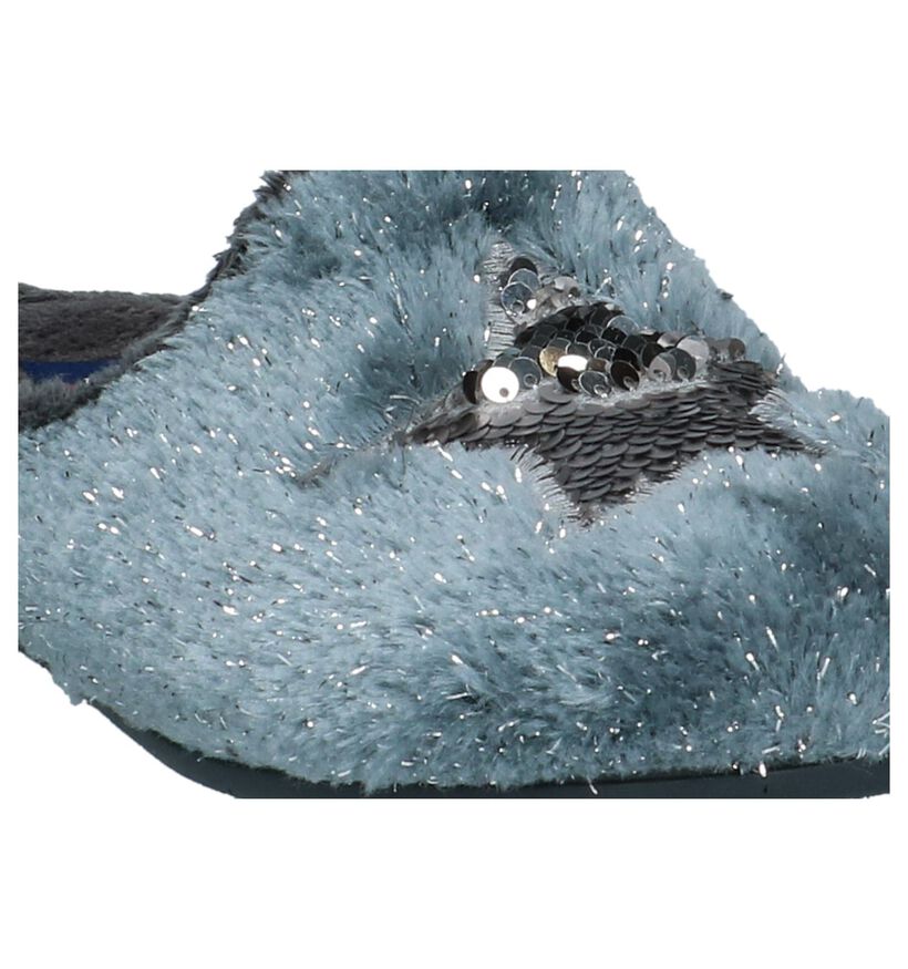 Scapa Pantoufles ouvertes en Gris en textile (227376)